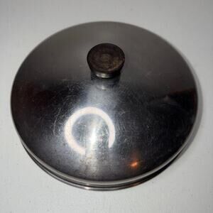 Revere Ware Stainless Steel 11” Replacement Saucepot Lid Copper Bottom USA VTG